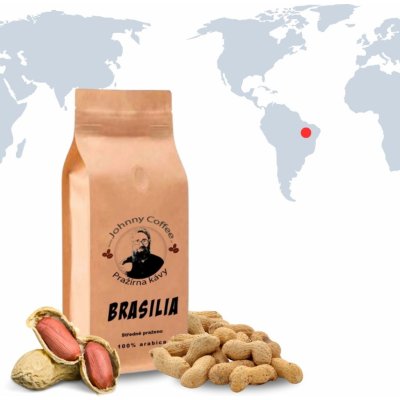 Johnny Coffee Brasilia 0,5 kg – Zboží Mobilmania