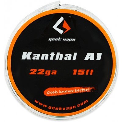 GeekVape Kanthal A1 odporový drát 0,65mm 22GA 5m – Hledejceny.cz