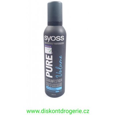 Syoss Pure Volume pěna na vlasy 250 ml – Zboží Mobilmania