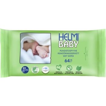 Helmi Baby Bio vlhčené ubrousky eko 64 ks