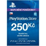 PlayStation dárková karta 250 Kč – Zboží Mobilmania