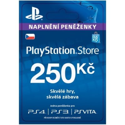 PlayStation dárková karta 250 Kč – Hledejceny.cz