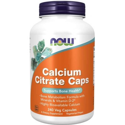 Now Foods Calcium Citrate 240 kapslí – Hledejceny.cz