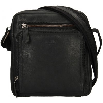 Lagen pánská kožená crossbody taška černá BLC/4091/18 black – Zboží Mobilmania