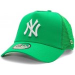 New Era 9FORTY A-Frame Trucker MLB League Essential New York Yankees Sour Green / White – Zboží Dáma