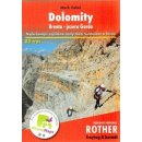 Zahel Mark Průvodce na cesty Dolomity zajištěné cesty Brenta jezero Garda Rother