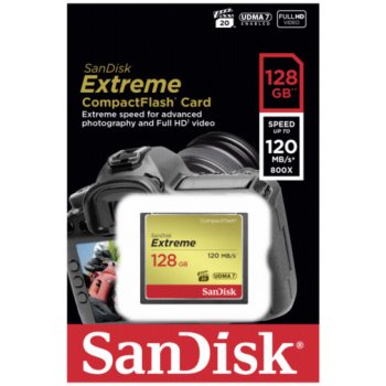 SanDisk Extreme CompactFlash 128 GB UDMA7 SDCFXSB-128G-G46