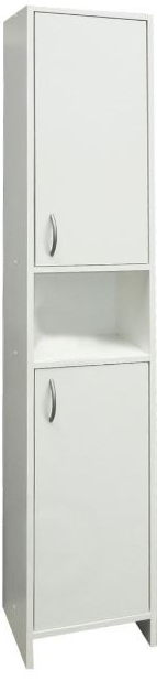 Multi Praxis Koupelnová skříňka vysoká 33,5x25,5 cm bílá INCA35LP