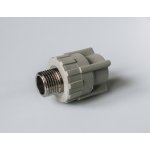 Aquaplast PPR přechodka 32x1" s kovovým závitem vnějším – HobbyKompas.cz
