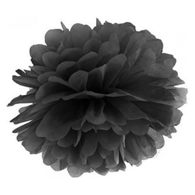 Pom pom černý 25 cm – Zbozi.Blesk.cz