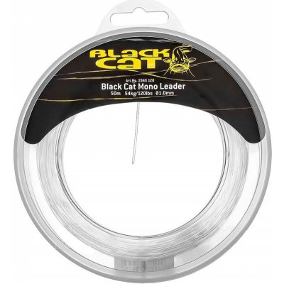 Black Cat Mono Leader 50 m 1 mm 54 kg – Sleviste.cz