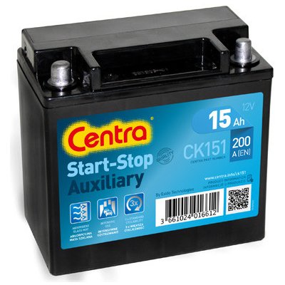 Centra Start Stop Auxiliary 12V 15Ah 200A CK151 – Hledejceny.cz