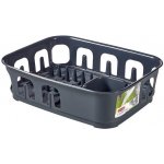 Odkapávač nádobí ESSENTIALS obdélník - tm.šedý CURVER – Zboží Dáma Odkapávač nádobí ESSENTIALS obdélník - tm.šedý CURVER – Zboží Dáma