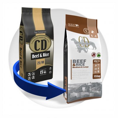 Delikan CD Adult Beef & Rice 15 kg – HobbyKompas.cz
