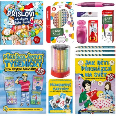 STABILO Balíček předškolní přípravy velká sada Pravák / Růžová – Hledejceny.cz