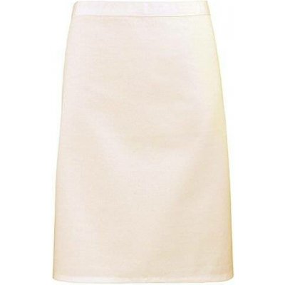 Premier Workwear Středně dlouhá keprová zástěra do gastro provozu přírodní 70 x 50 cm PW151 – Hledejceny.cz
