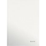 Leitz záznamní kniha "Wow" bílá linkovaná tvrdé desky lesklé A4 80 listů – Zboží Mobilmania