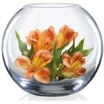 Crystalex Skleněná váza KOULE 175 mm – Zboží Dáma
