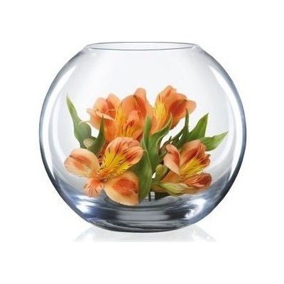Crystalex Skleněná váza KOULE 175 mm – Zboží Dáma