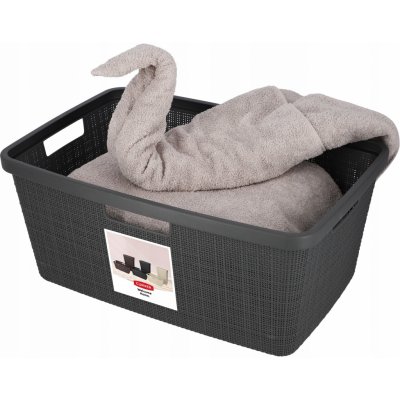 Curver Jute 46 l tmavě šedý 08091-G44 – Sleviste.cz