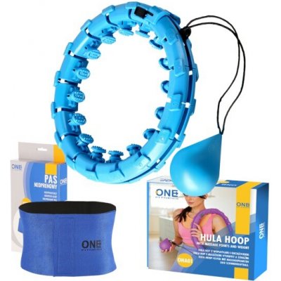ONE Fitness OHA01 modrá + zeštíhlující pás BR125 – Zboží Mobilmania