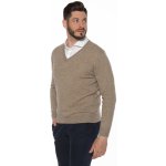 Kašmírový svetr Cristiano hnědá – Zboží Dáma