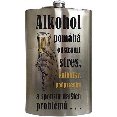 Placatka na alkohol Alkohol pomáhá odstranit stres.. 1,8 l