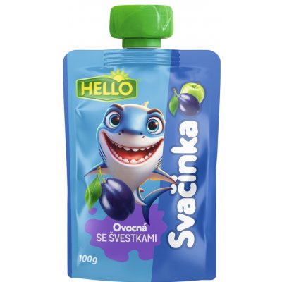 Hello ovocná kapsička se Švestkami 100 g – Zbozi.Blesk.cz
