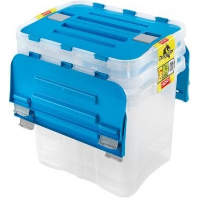 Heidrun Plastový úložný box s víkem Dragon 3x24l – Zboží Mobilmania