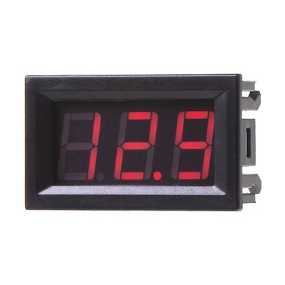 Digitální voltmetr, červený, 34590R – Zboží Mobilmania