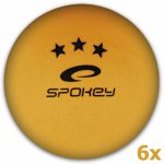 Spokey SPECIAL-Pingpongové míčky 3* bílé , 6 ks