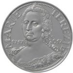 Česká mincovna 300. výročí narození Marie Terezie 200 Kč 2017 stříbrná mince Proof 13 g – Zboží Dáma