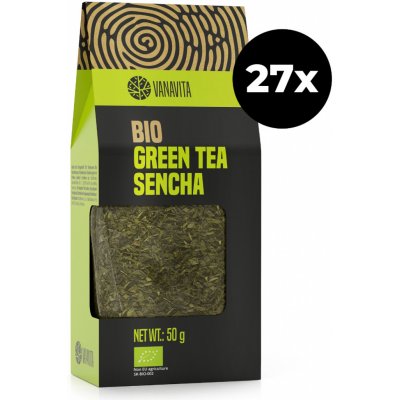 VanaVita BIO Zelený čaj Sencha 27 x 50 g