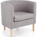 Halmar Clubby šedá / přírodní dřevo – Zboží Dáma