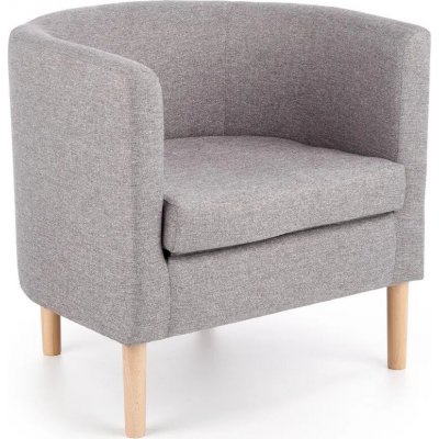 Halmar Clubby šedá / přírodní dřevo – Zboží Dáma