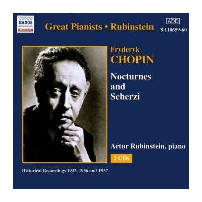 Arthur Rubinstein - Frederic Chopin - Nocturnes & Scherzi CD – Hledejceny.cz