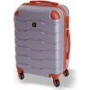 Cestovní kufr BERTOO Firenze stříbrná 56x39x23 cm 50 l