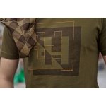 Tričko Härkila Seeland H-logo Dark olive – Zboží Dáma