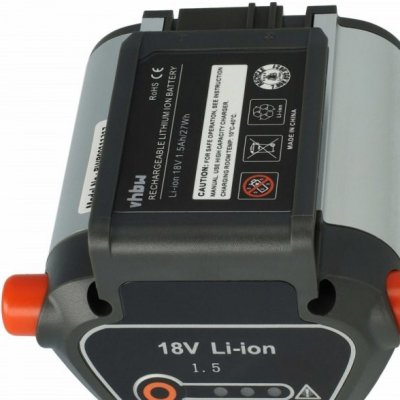 VHBW Gardena 9840-20/ BLi-18, 18 V, 1.5 Ah - neoriginální – Zboží Mobilmania