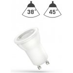 Spectrumled LED MR 11 GU10 s čočkou 230V 4W SMD 45° Studená bílá – Hledejceny.cz