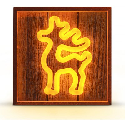 FOREVER LIGHT NEON LED dekorace JELENEK FLNW01 (RTV100425) v rámu 40576 – Hledejceny.cz