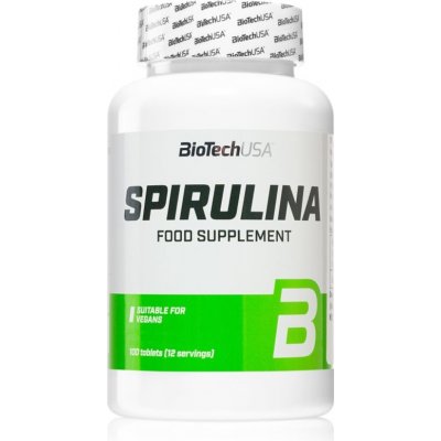 BioTechUSA Spirulina tablety pro podporu detoxikace organismu 100 tablet