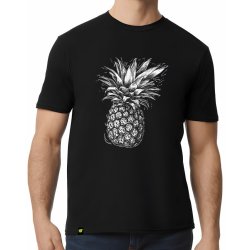 Vivo Verde pánské bavlněné tričko Ananas černé