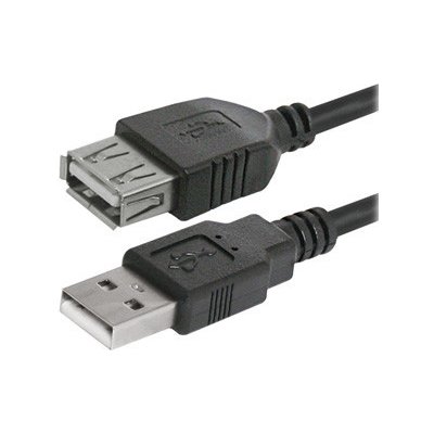 Logo LAM KU030AC2QL USB (2.0), USB A (2.0) M-USB A (2.0) F, 3m, šedý – Hledejceny.cz