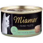 Finnern Miamor Cat filety tuňák & zelenina 100 g – Hledejceny.cz