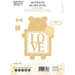 Floriléges design vyřezávací šablony a petits pas Medvědí rámeček – Hledejceny.cz