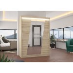ADRK Furniture Bolton 150 Sonoma se zrcadlem – Zbozi.Blesk.cz