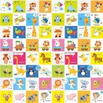 Bocioland Skládací pěnová podložka oboustranná Happy day – Zboží Dáma