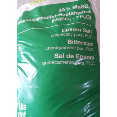 Mineral Relax Epsomská sůl a síran hořečnatý heptahydrát MgSO4·7 H2O 25 Kg – Zboží Dáma