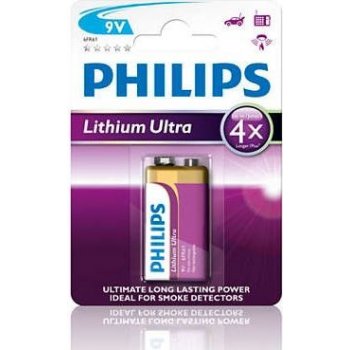 Philips Lithium Ultra 9V 1ks 6FR61LB1A/10